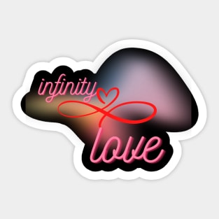 Infinity love Sticker